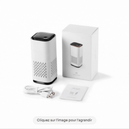 Portable Mini Desktop Air Filter Odor  for Home Bedroom Pets Hair