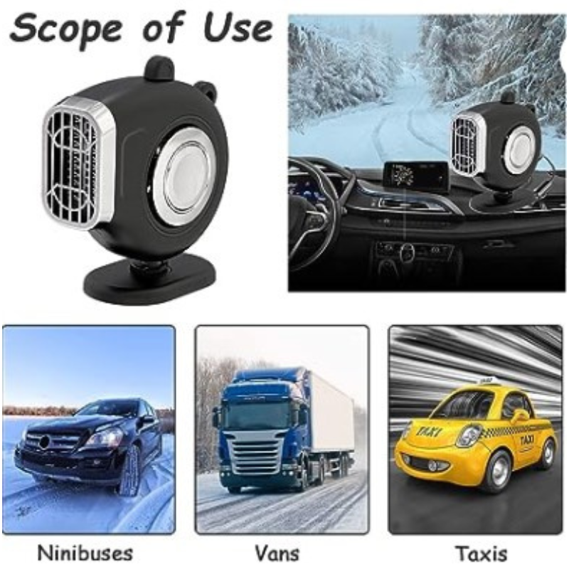 Ventilateur de chauffage de voiture portable intelligent