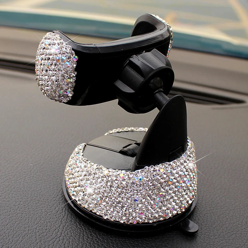 New Style Adjustable  Crystal car phone