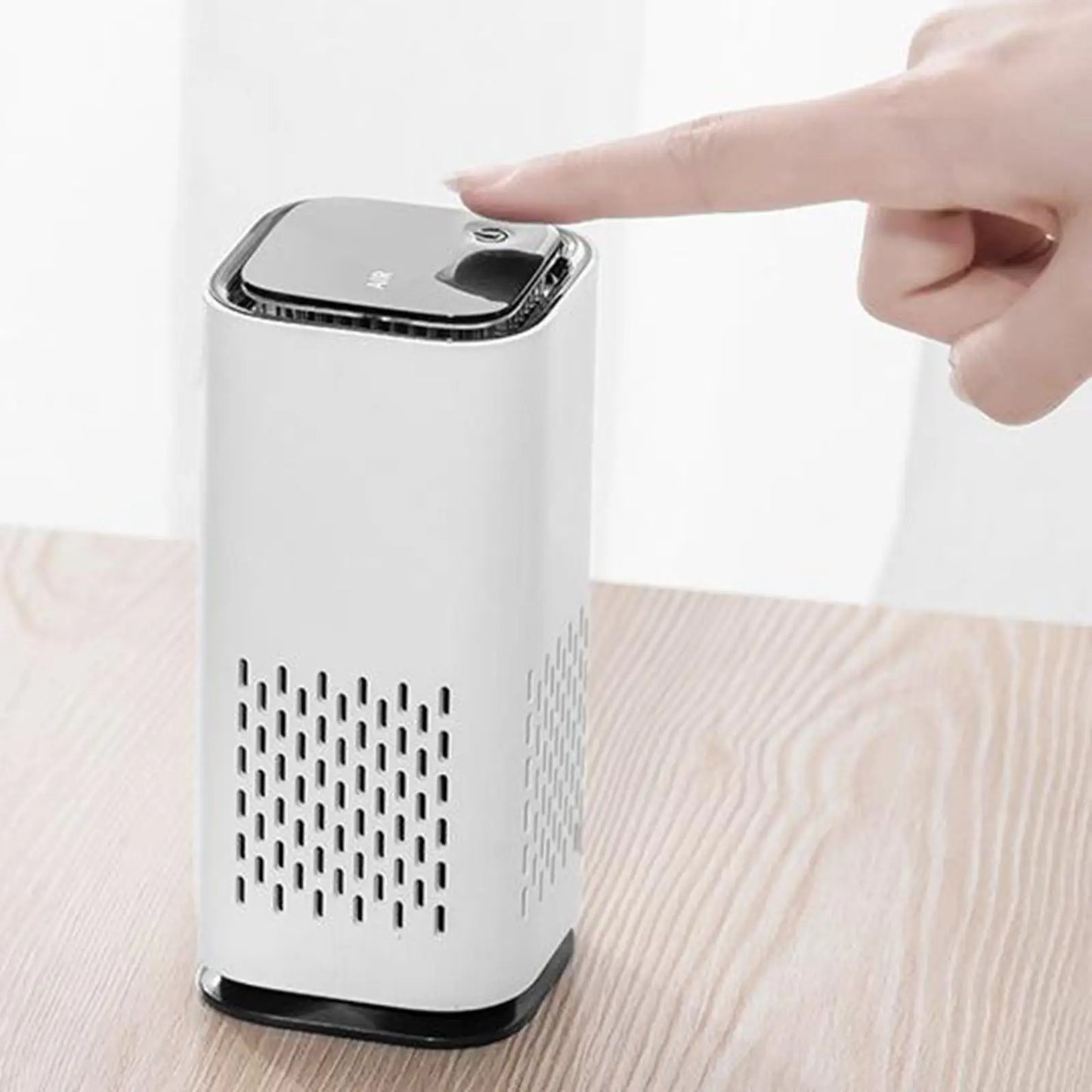 Tragbarer Mini-Desktop-Luftfilter, Geruchsfilter für Zuhause, Schlafzimmer, Haustiere, Haare