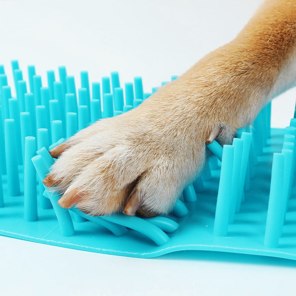 Nettoyant pour pattes d'animaux en silicone souple 