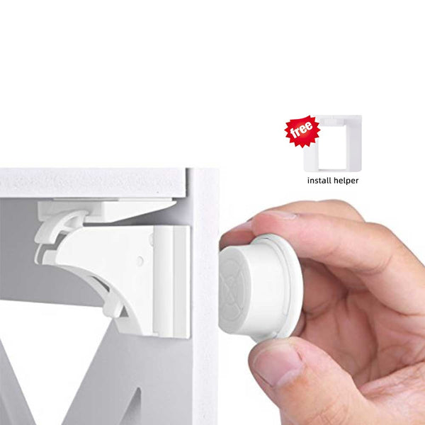 Magnetic child safety lock