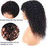 Jerry Curly Human Hair Wigs With Bangs