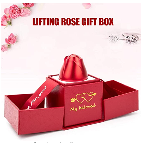 Boîtes à bagues Valentine Rose