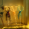 Led Rose Bouquet Luminous Valentines Decorate Gift Decoration Party Wedding Led Light Balloon Rose in Balloon Diy Gifts