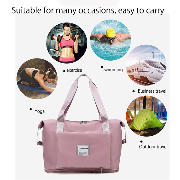 Waterproof Large Capacity Foldable Storage Bag Handbag - Bettylis