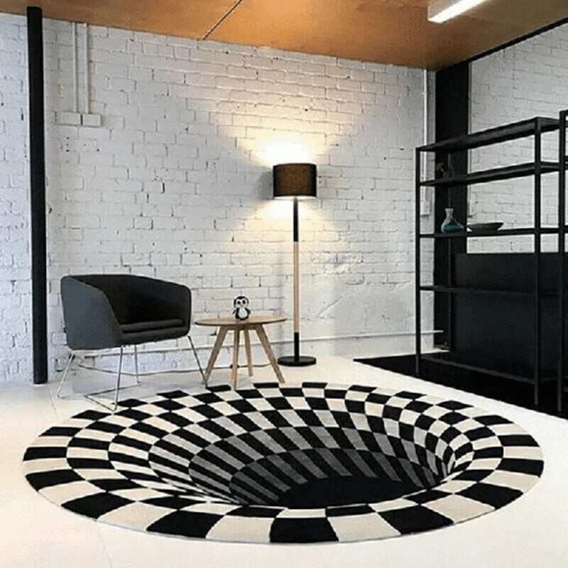 Vortex Illusion Teppich 3D
