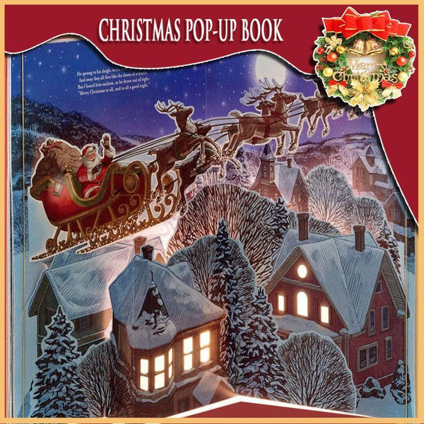 The Night Before Christmas Pop-Up Book With Light and Sound - Bettylis