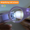 Lighted Nail Clipper With Magnifier - Bettylis