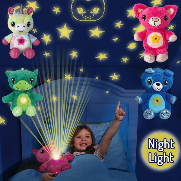 stuffed animal with light projector - Bettylis