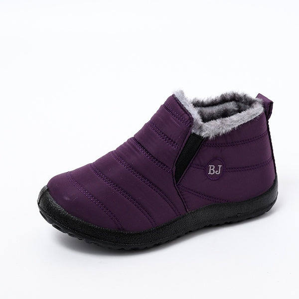 Flat winter boots, waterproof outdoor for women, warm and non-slip - Bettylis