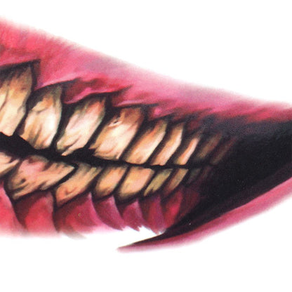 Halloween Mund Tattoo Aufkleber Scary Lip DIY Dekoration