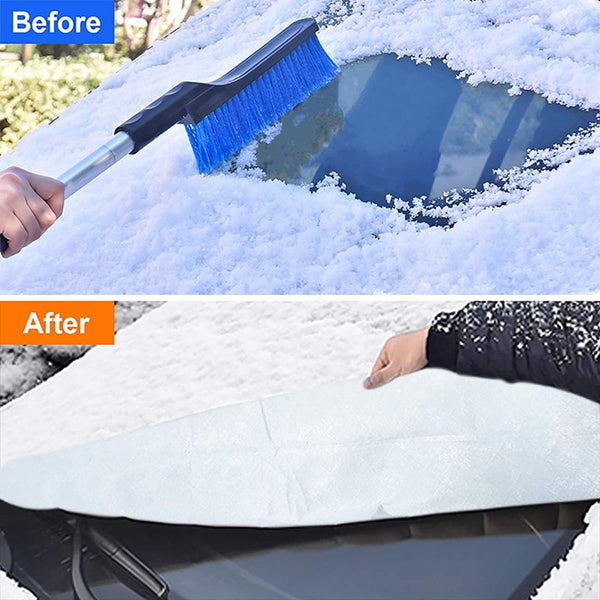 Windshield Cover Car Snow Cover Car Windshield Cover Snow Protector Ice Blocked Front Window Protector Exterior Auto Accessories
