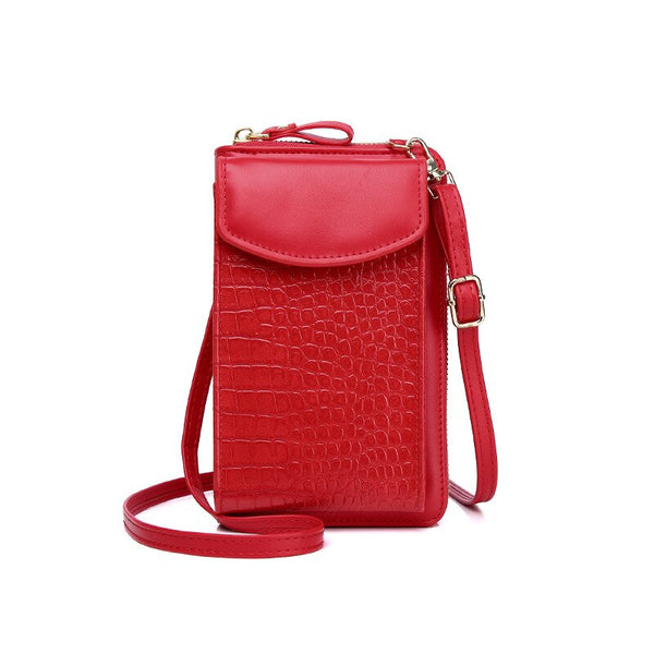 Women Bag Shoulder Bag Female Handbags Messenger Bag Wallet Card Bags Crocodile Pattern Coin Purse Mobile Phone Bag - Bettylis