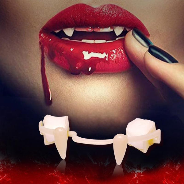 Retractable Halloween Vampire Fangs - Bettylis