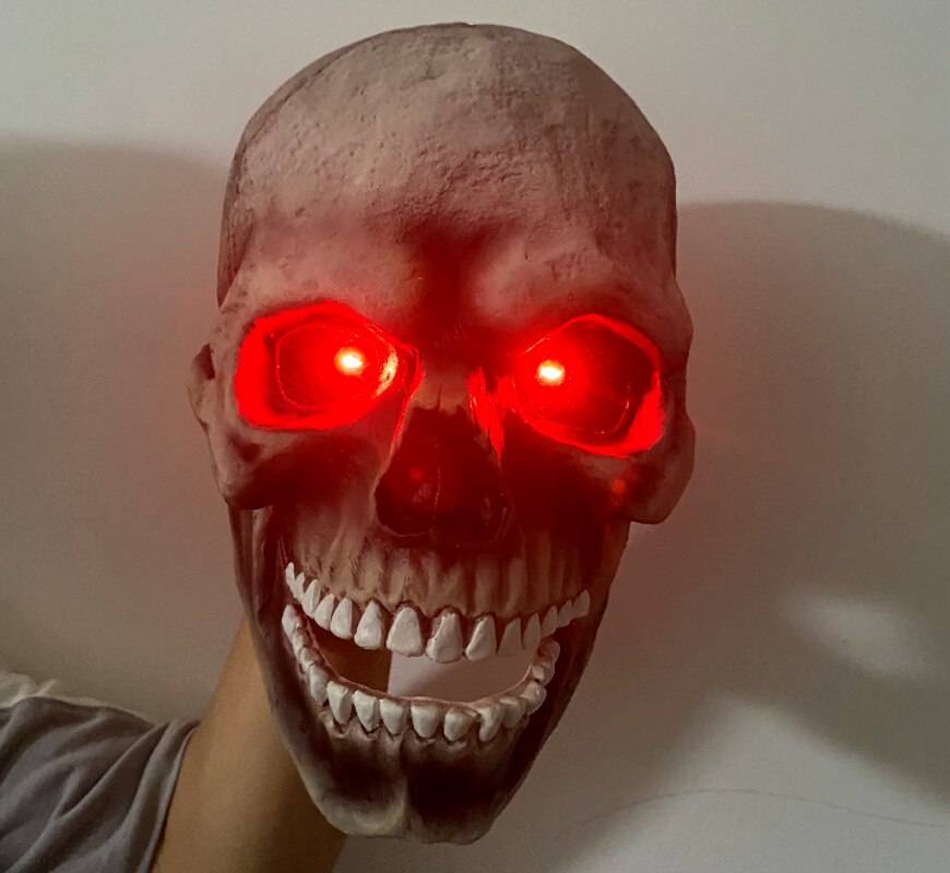 Crâne lumineux LED Halloween mobile