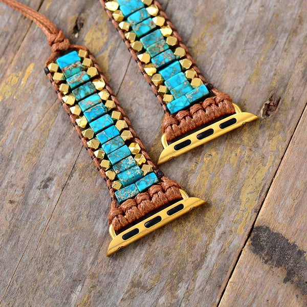 Native Turquoise Protection Apple Watch Strap - Bettylis