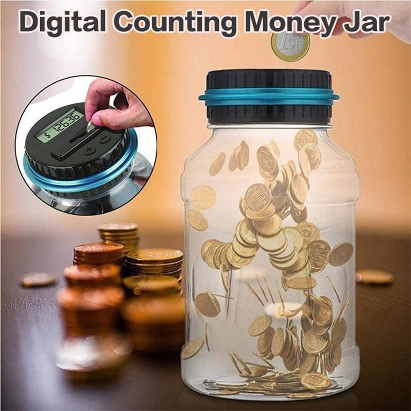 Digital Coin Counting Money Jar - Bettylis