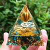 Tree of Life Crystal Energy Orgonite Pyramid - Bettylis