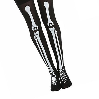 Halloween stocking long sexy women horror white halloween party bloody fancy knee long zombie socks