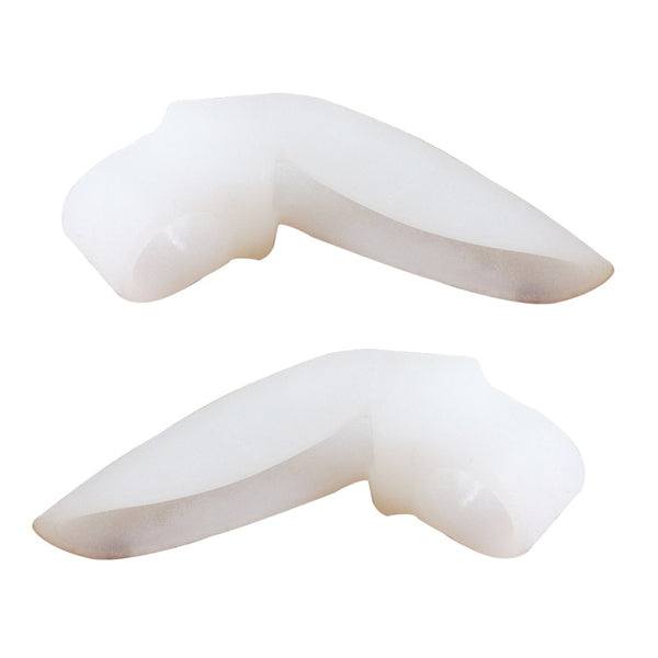 Set of 2 pairs of toe separators, hammer toe straighteners for toe overlap and toe alignment (yoga/pedicure)
