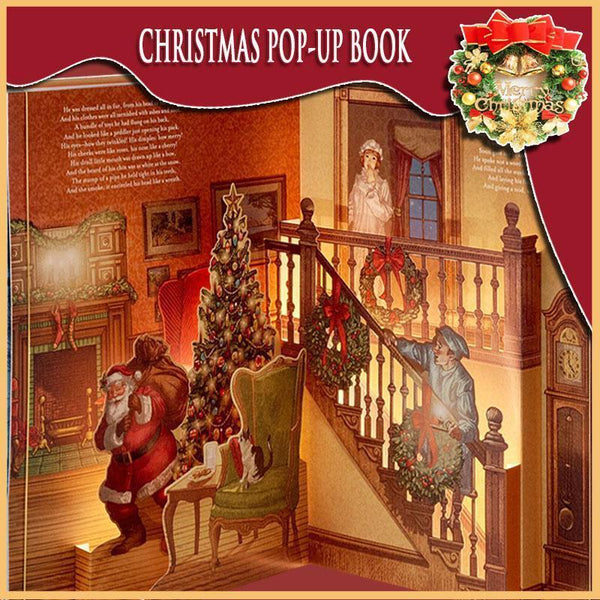 The Night Before Christmas Pop-Up Book With Light and Sound - Bettylis