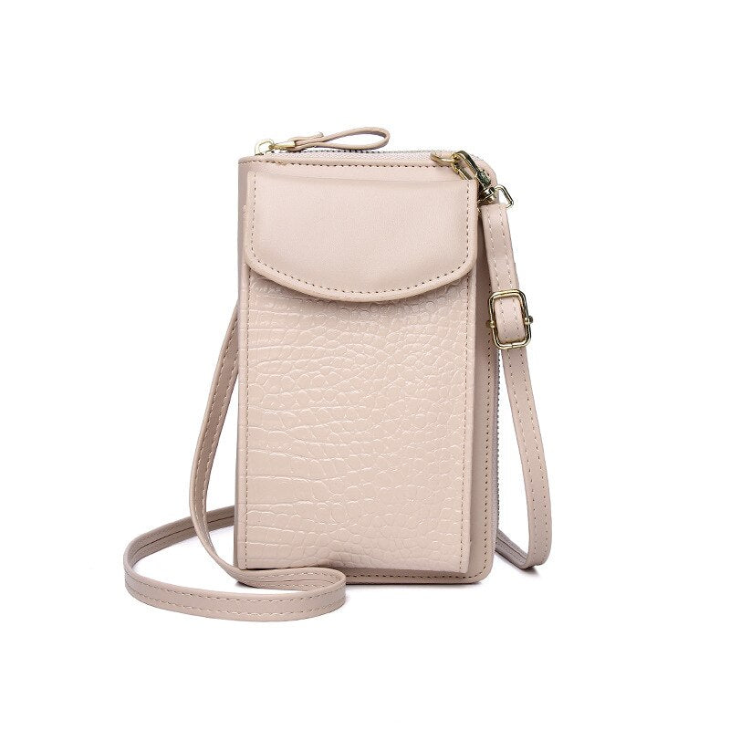 Women Bag Shoulder Bag Female Handbags Messenger Bag Wallet Card Bags Crocodile Pattern Coin Purse Mobile Phone Bag - Bettylis