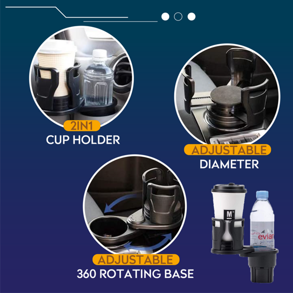 All Purpose Car Cup Holder And Organizer - Bettylis