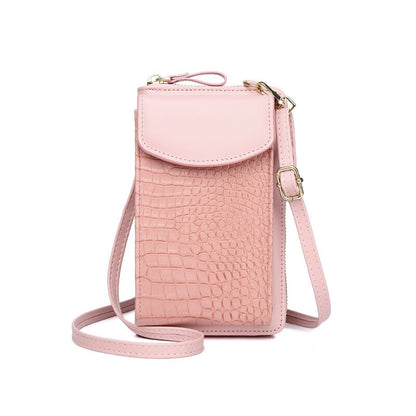 Women Bag Shoulder Bag Female Handbags Messenger Bag Wallet Card Bags Crocodile Pattern Coin Purse Mobile Phone Bag - Bettylis