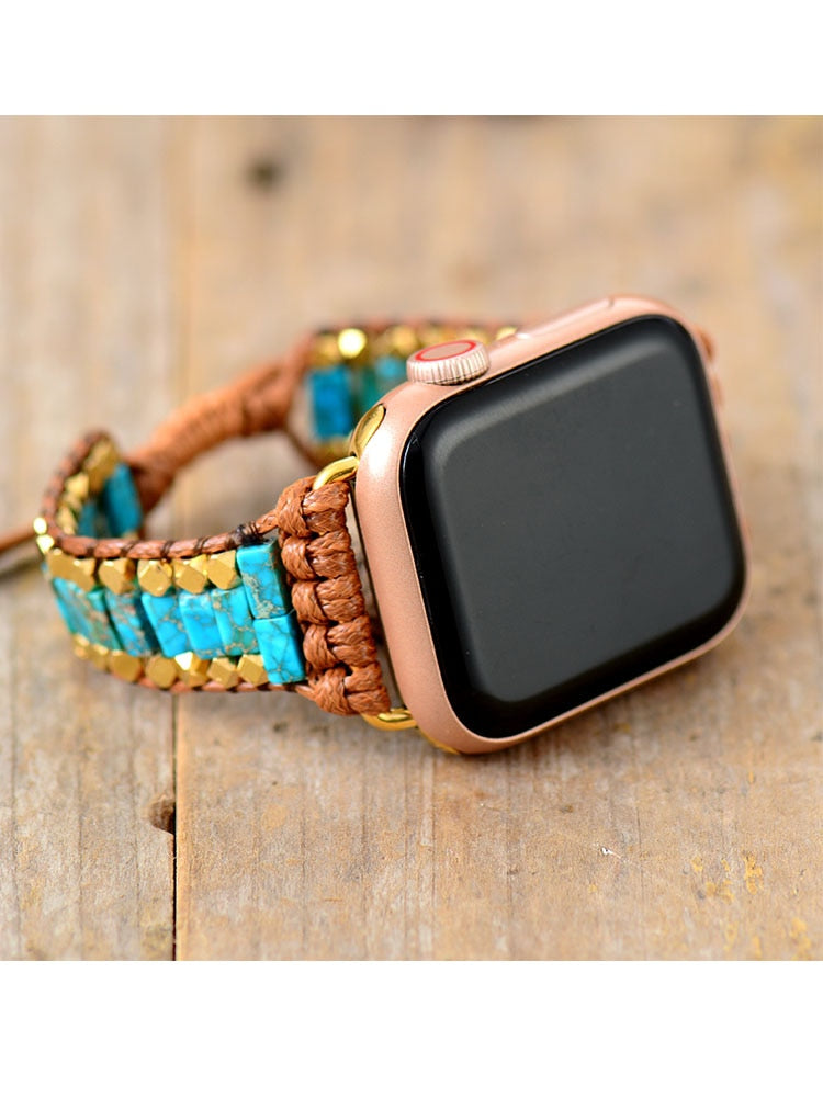 Native Turquoise Protection Apple Watch Strap - Bettylis