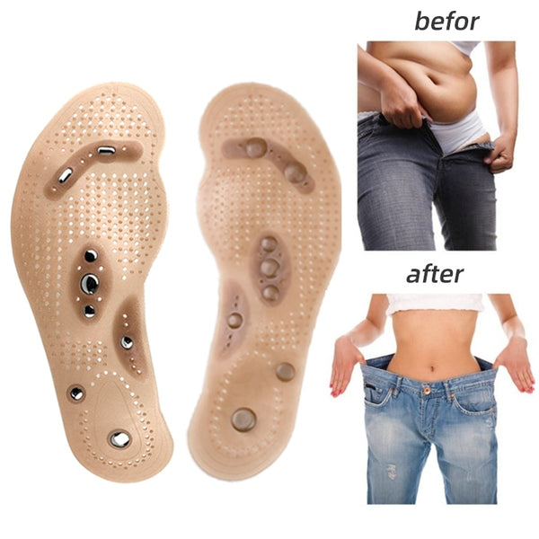 Acupressure Magnetic Reflex Insoles For Back & Foot Pain - Bettylis