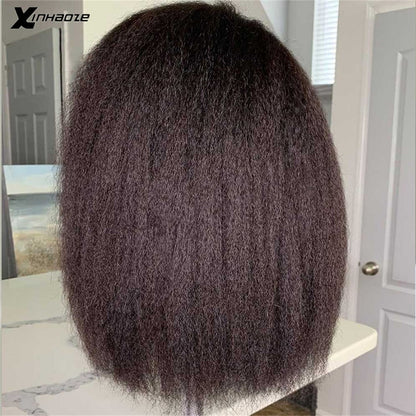 Kinky Straight Wig 13x4 Lace Front Human Hair