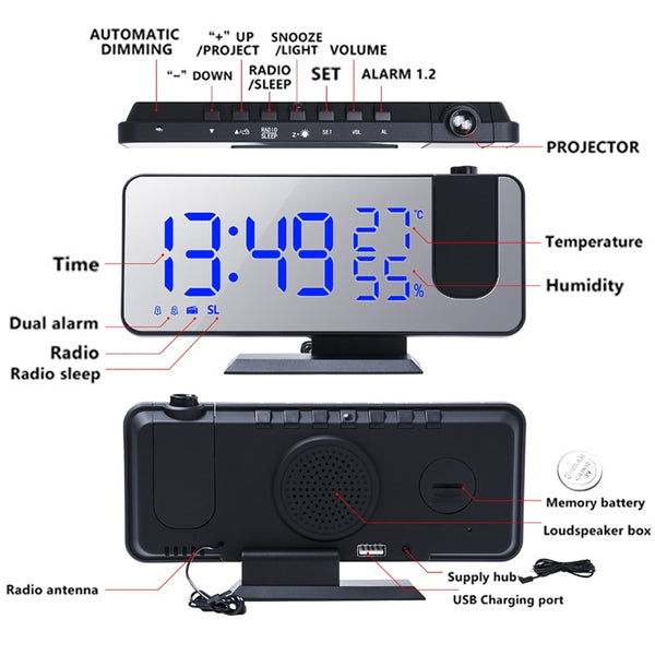 Digital Alarm Clocks - Bettylis