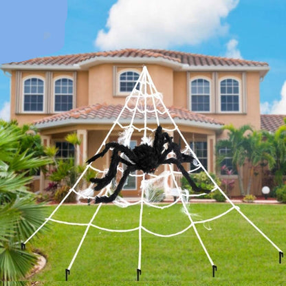 Decorative spider web for Halloween