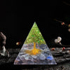 Tree of Life Crystal Energy Orgonite Pyramid - Bettylis
