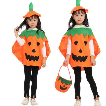 Kürbis Kinderkostüm Jungen Mädchen Halloween