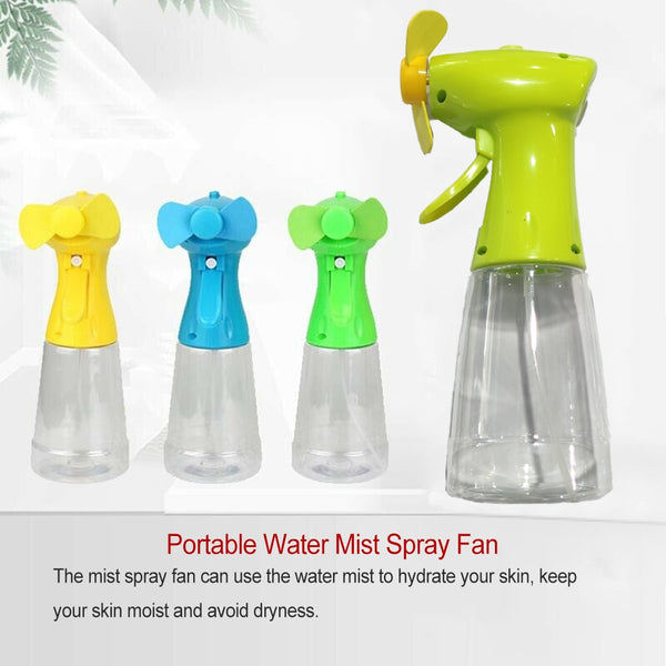 Mini Fan with Nebulizer Water Spray Portable Battery Sprayer - Bettylis