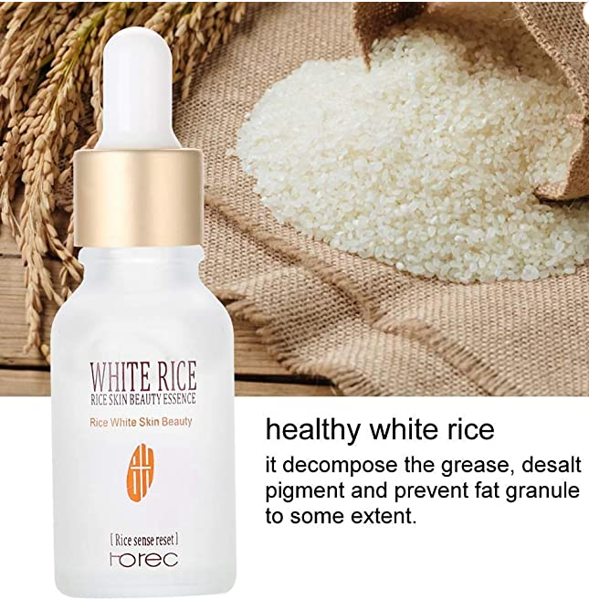 Neues Gesichtsserum aus weißem Reis