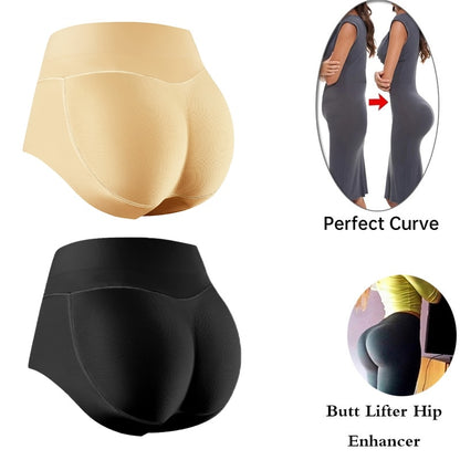 Women's padded shaping panties for buttocks and hips,