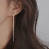 Vintage Long Tassel Geometric Square Drop Earrings For Women Korean Long Thread Dangle Earring Fashion Jewelry Oorbellen Brincos
