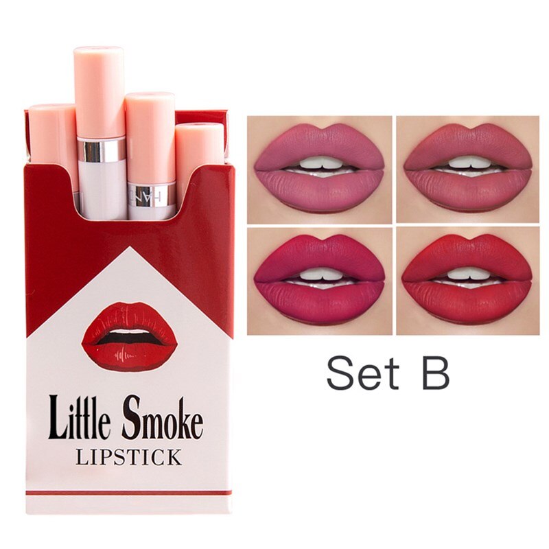 4PCS/Set kreativer Zigaretten-Lippenstift
