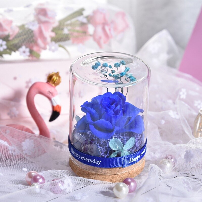 Rose Real Flower Glass Gift for Valentine's Day - Bettylis