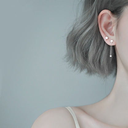 Vintage Long gland géométrique carré boucles d'oreilles pour les femmes coréen Long fil balancent boucle d'oreille bijoux de mode Oorbellen Brincos