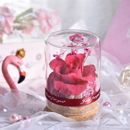 Rose Real Flower Glass Gift for Valentine's Day - Bettylis