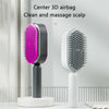 Massage Comb Hair Brush Air Cushion One-Key Self Cleaning Hair Comb Professional Detangling Scalp Air Bag Combs For Hair