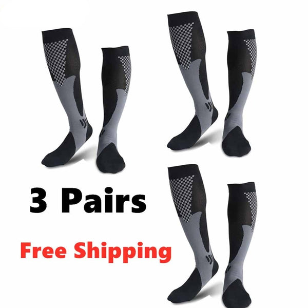 3 Pairs  Unisex Socks Compression