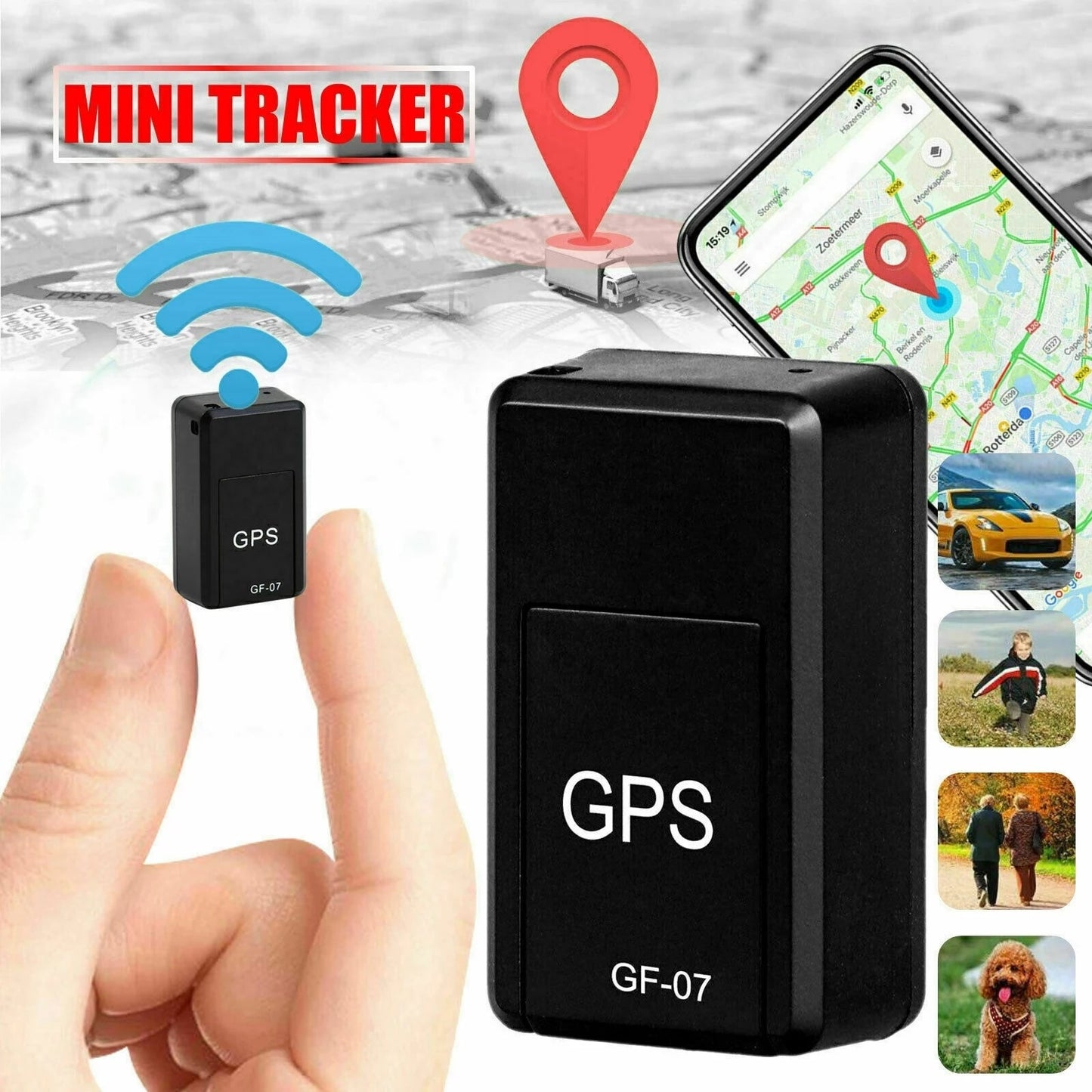Traqueur GPS magnétique