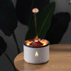 Xiaomi Volcanic Flame Aroma Diffuser Essential Oil Lamp Portable Air Humidifier Night Light Jellyfish Decompression Simulation