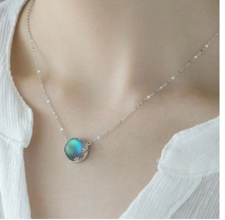 Aurora Borealis necklace