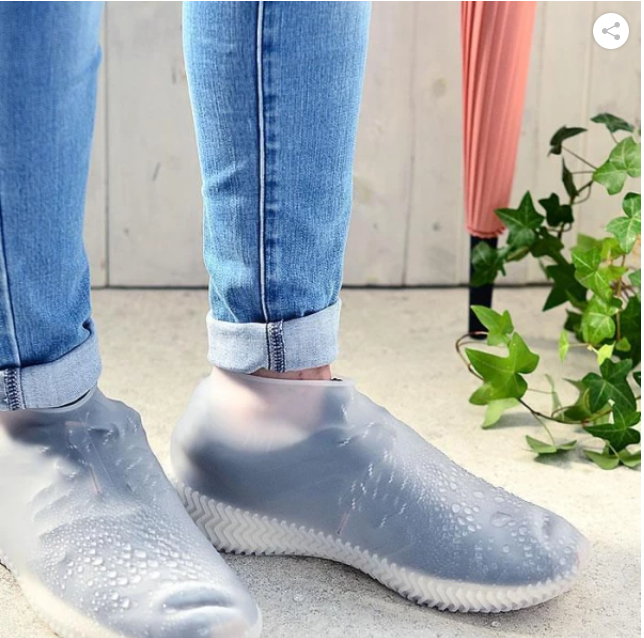 Couvre-chaussures de pluie antidérapant réutilisable unisexe